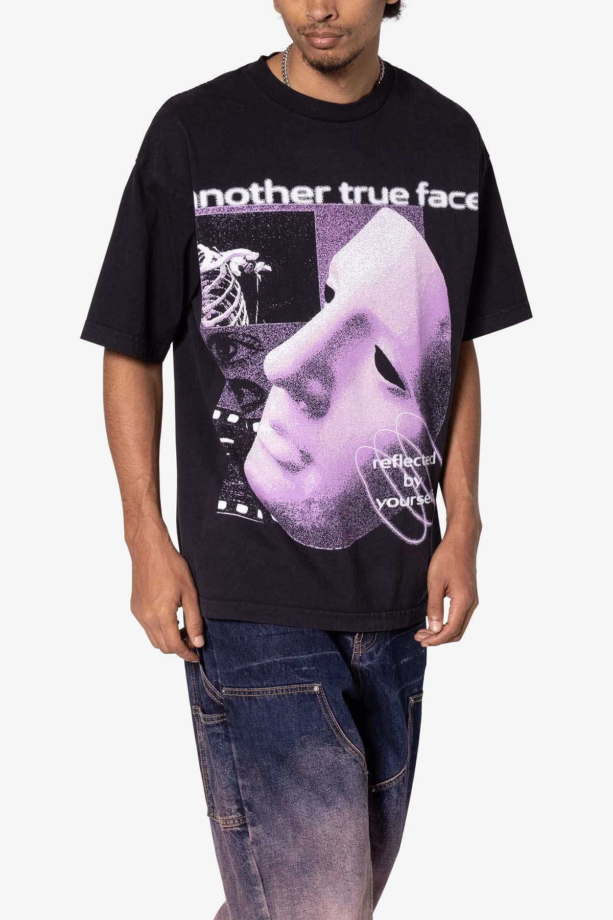 Another True Face Tee - Washed Black Product Image