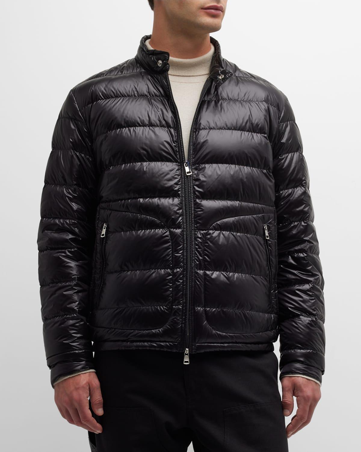 Mens Acorus Puffer Moto Jacket Product Image