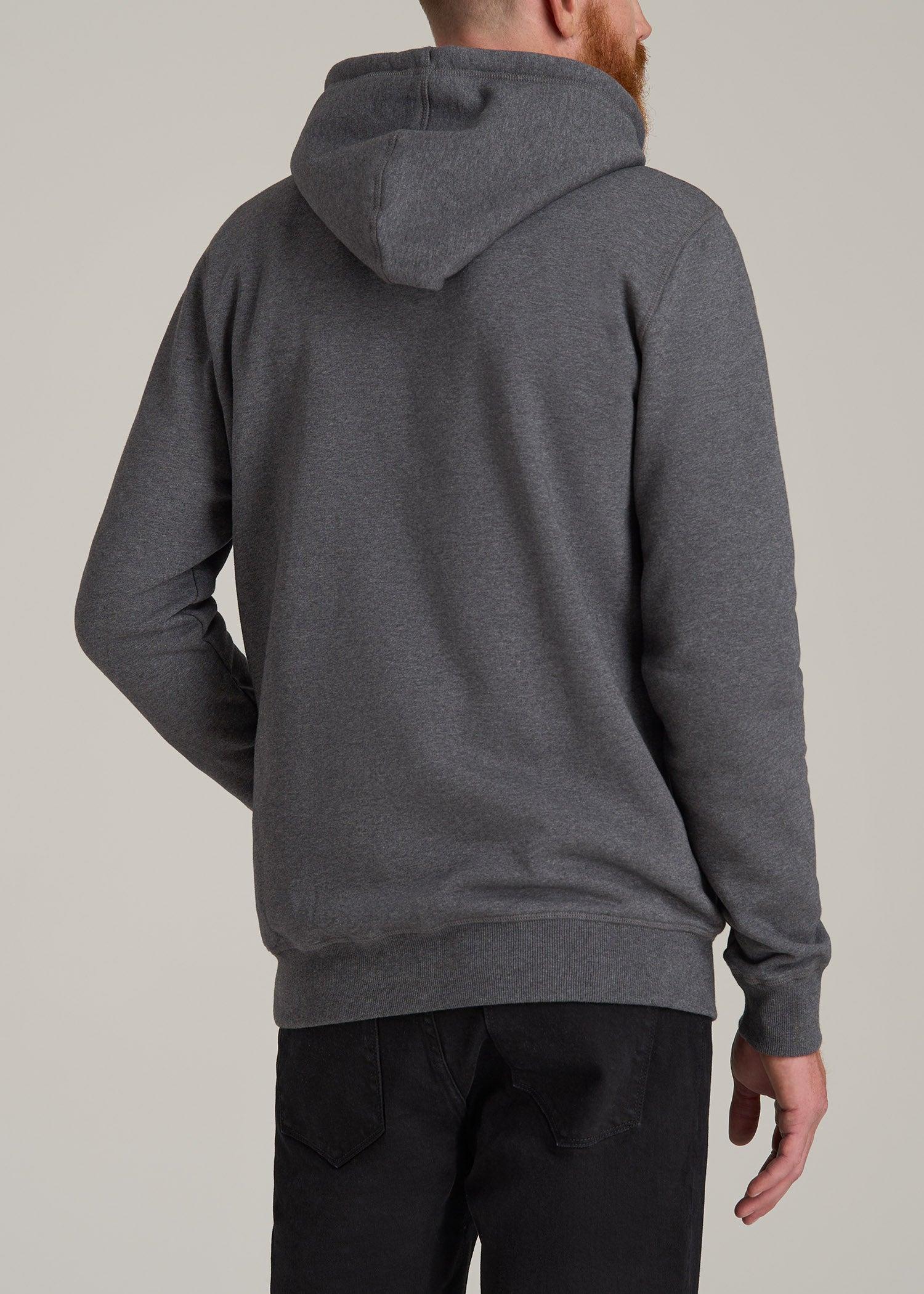 Wearever 2.0 Fleece Hoodie for Tall Men in Charcoal Mix Male Product Image