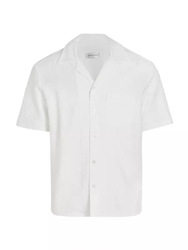 Wool-Blend Bouclé Bowling Shirt Product Image