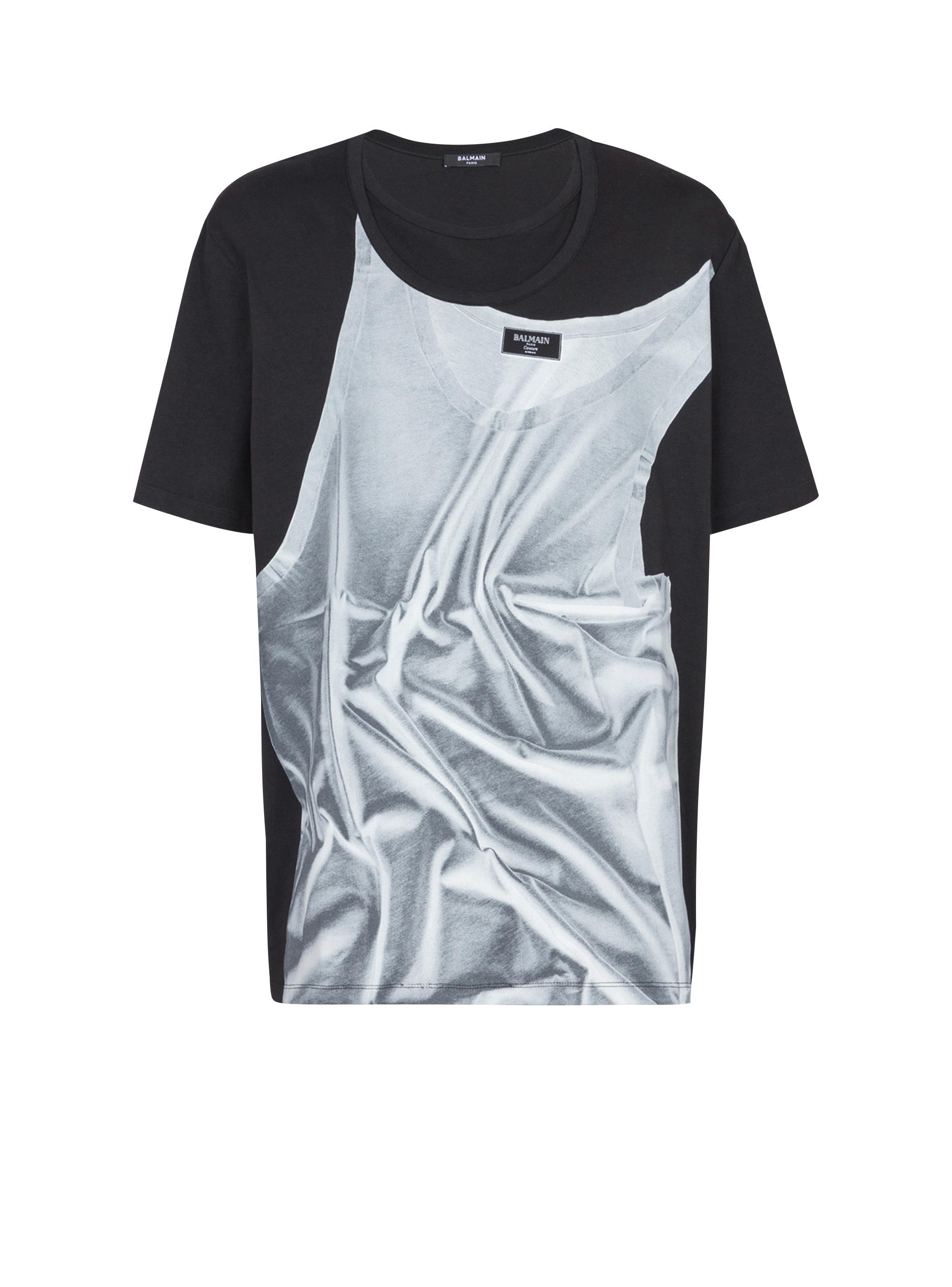 T-shirt with tank top print Product Image