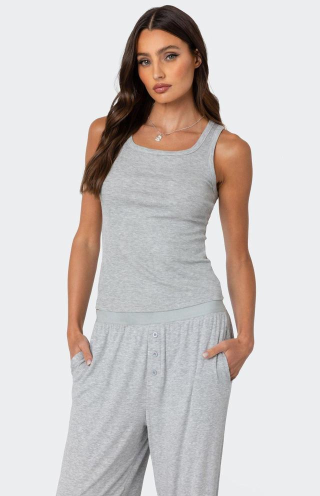 Edikted Women's Kylian Ribbed Tank Top Product Image