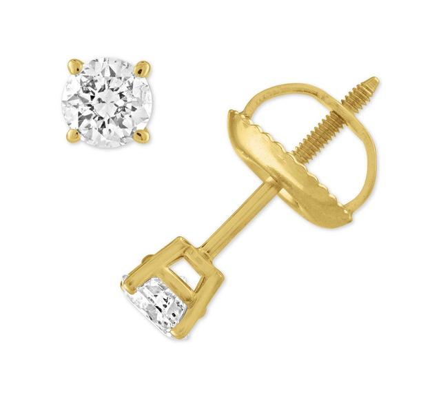 Diamond Stud Earrings (1/3 ct. t.w.) in 14k White Gold or Yellow Gold Product Image