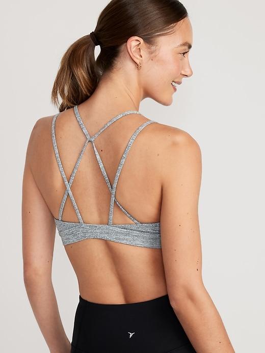 Light Support Strappy Sports Bra Product Image