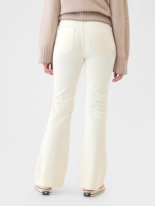 High Rise Corduroy &apos;70s Flare Pants Product Image