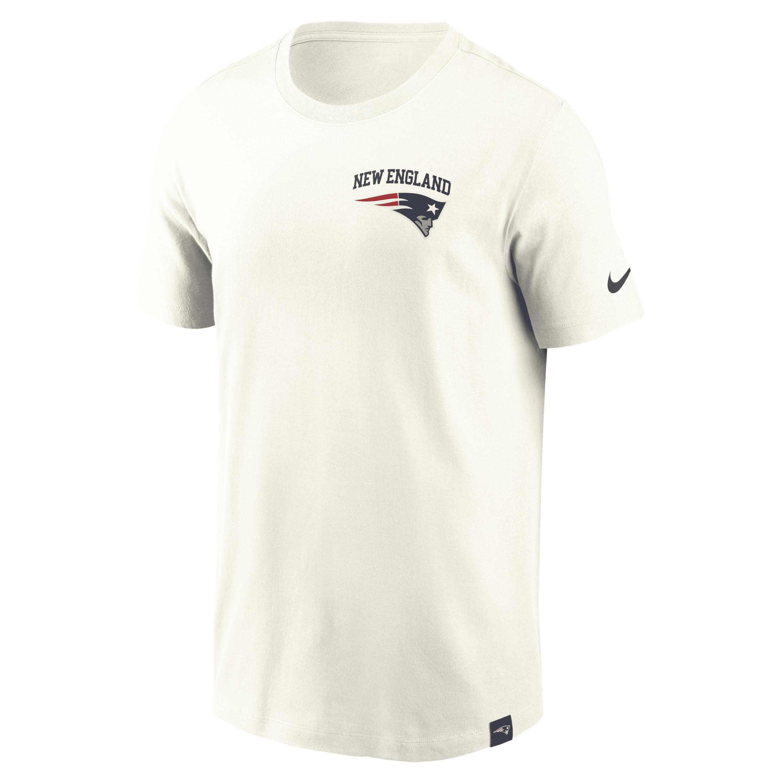 Nike Mens Cream New England Patriots Blitz Essential T-Shirt Product Image