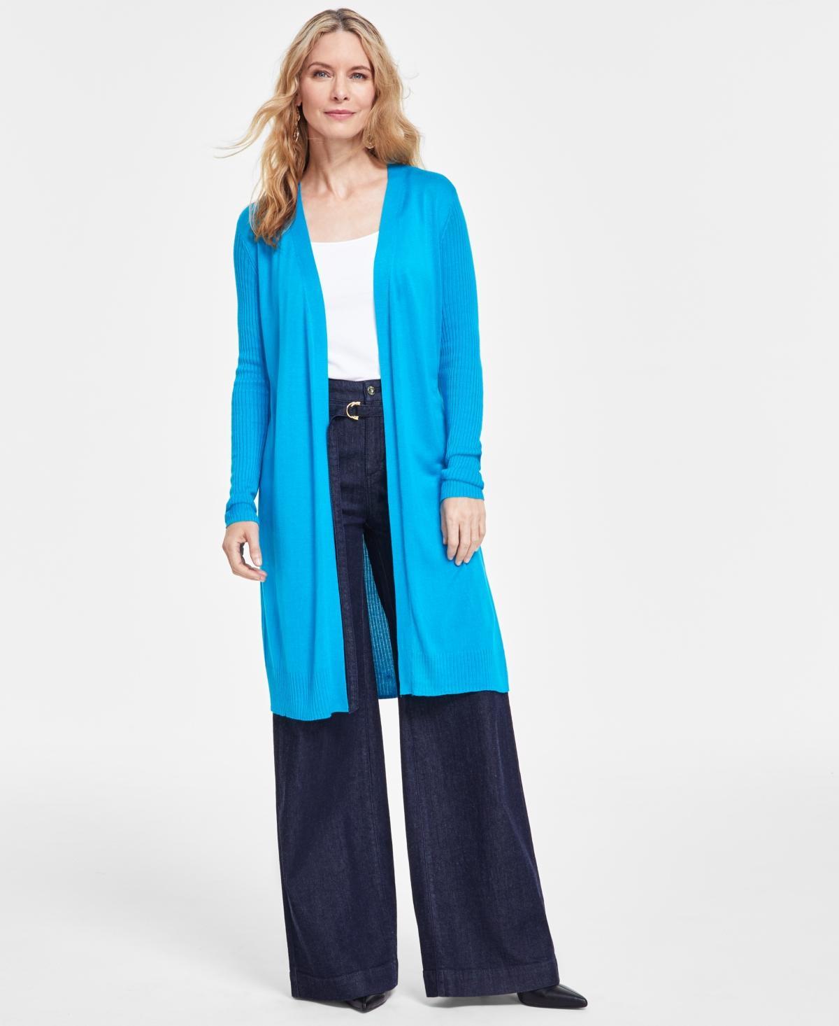 I.n.c. International Concepts Womens Open-Front Duster, Created for Macys Product Image