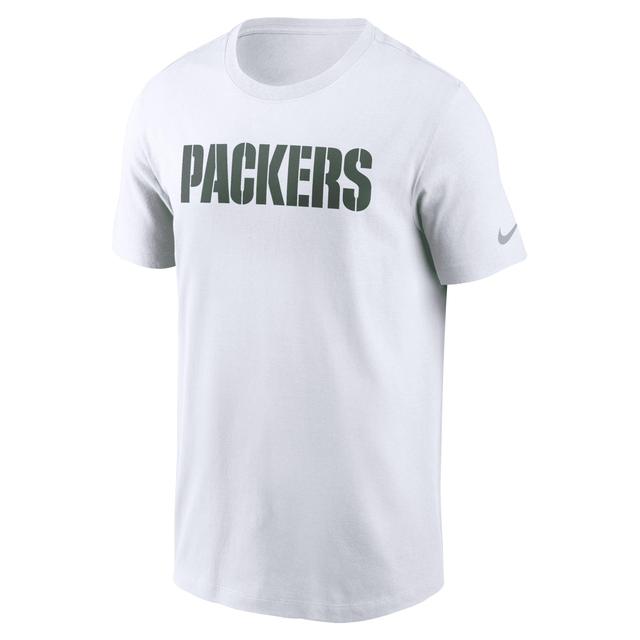 Green Bay Packers Primetime Wordmark Essential Nike Men's NFL T-Shirt Product Image