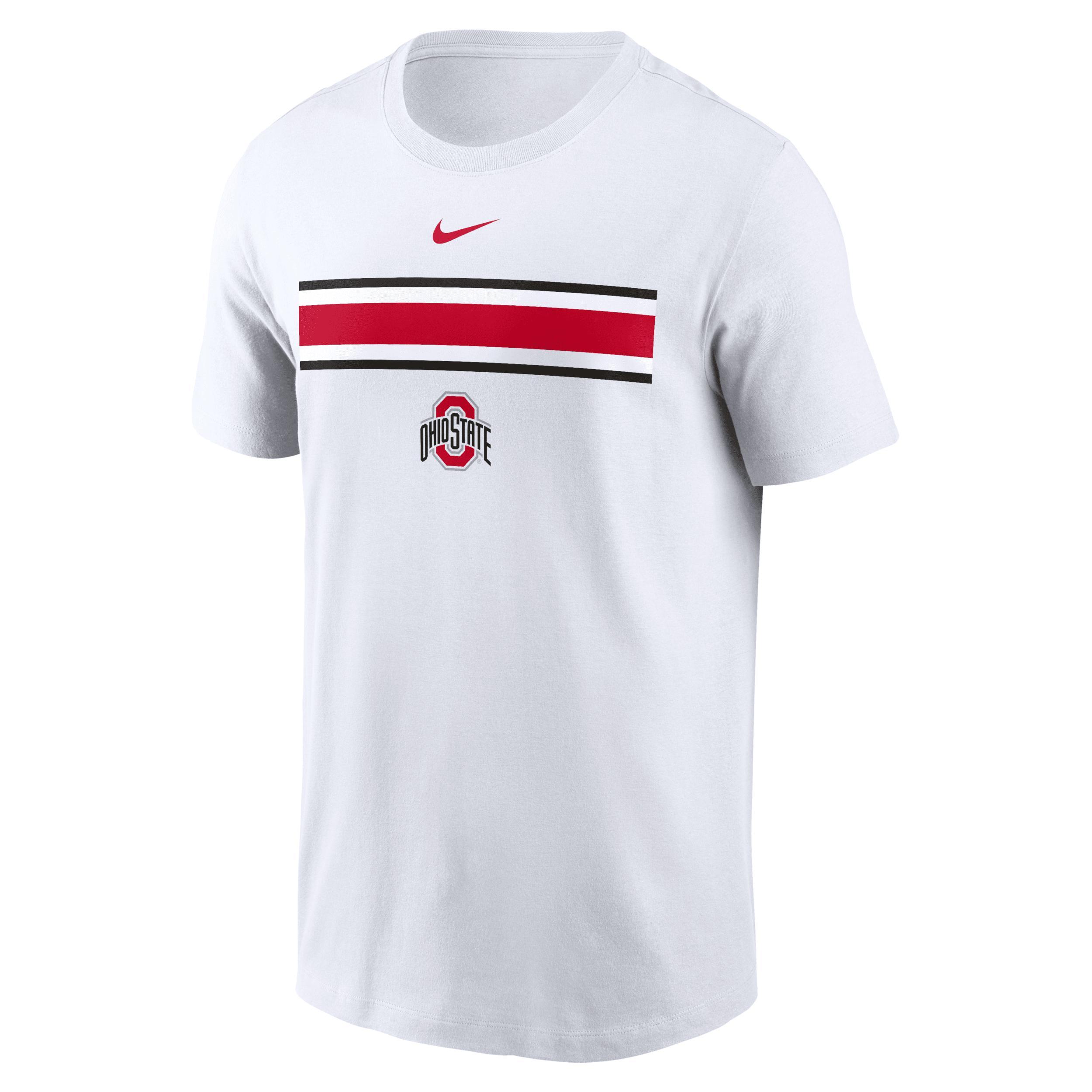 Mens Nike Ohio State Buckeyes Campus Pattern T-Shirt Product Image