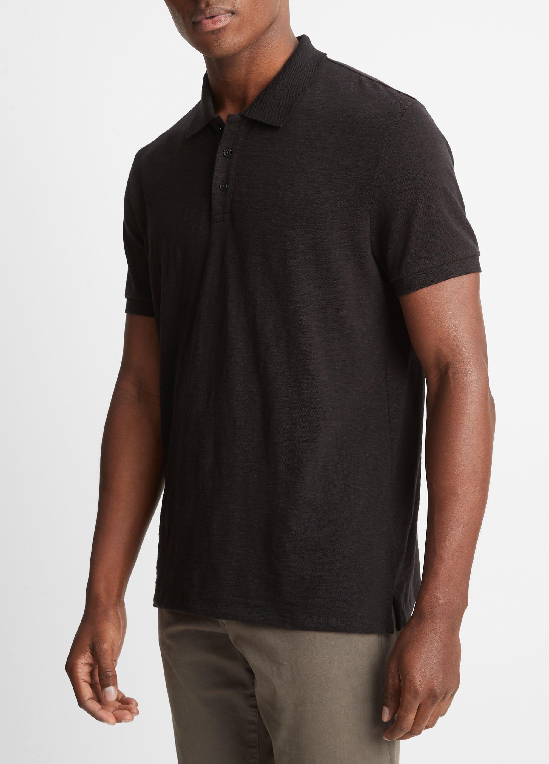 Classic Slub Polo Shirt Product Image