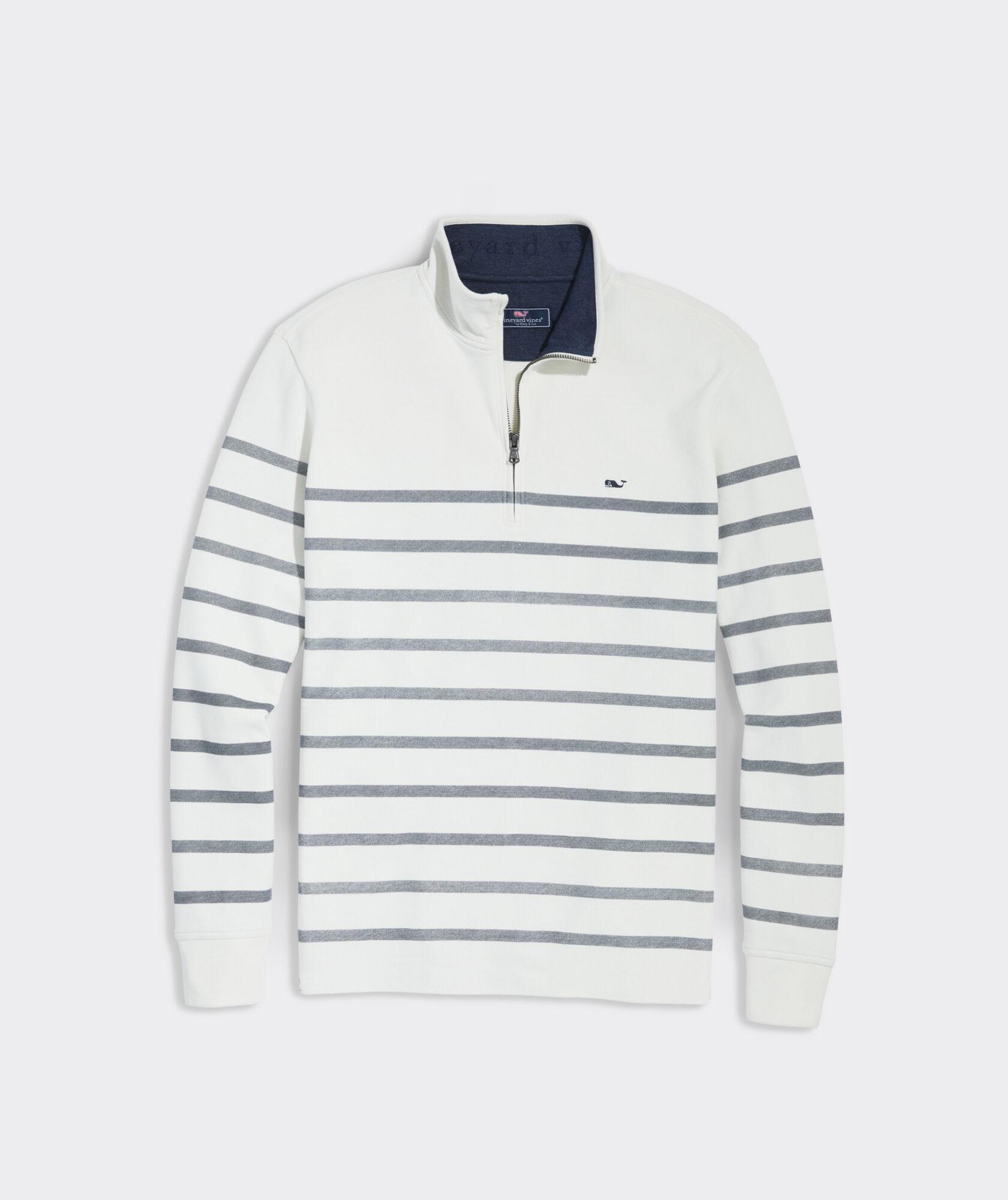 Breton Stripe Saltwater Quarter-Zip Product Image