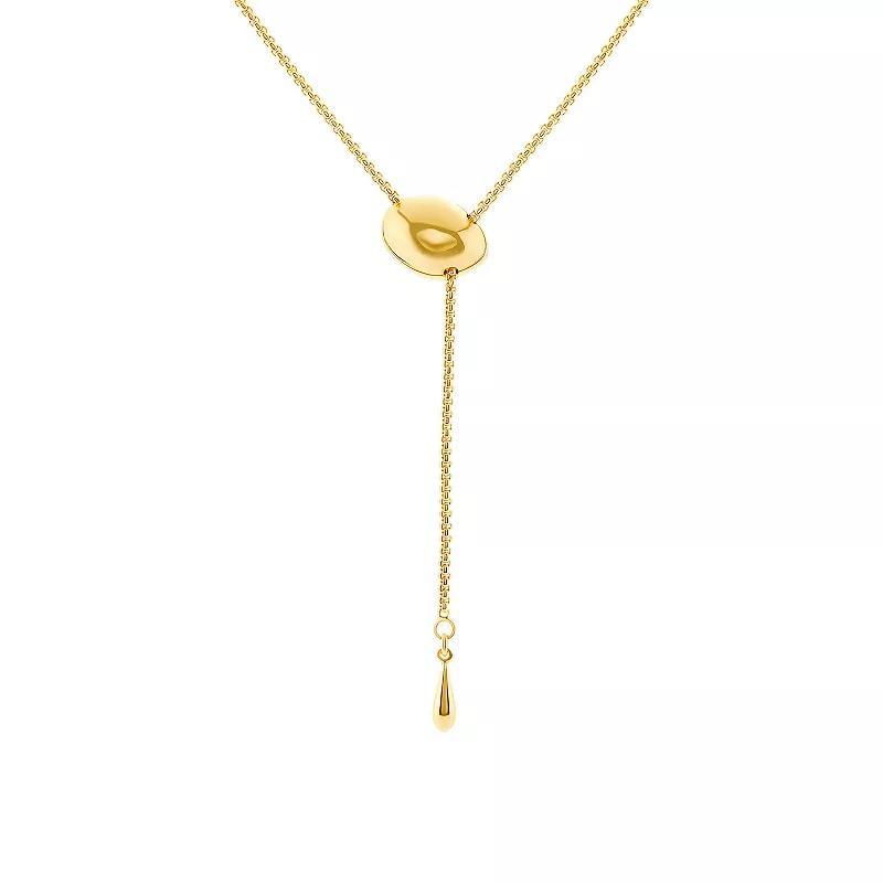 Emberly Gold Tone Adjustable Long Y Necklace, Womens, Yellow Product Image