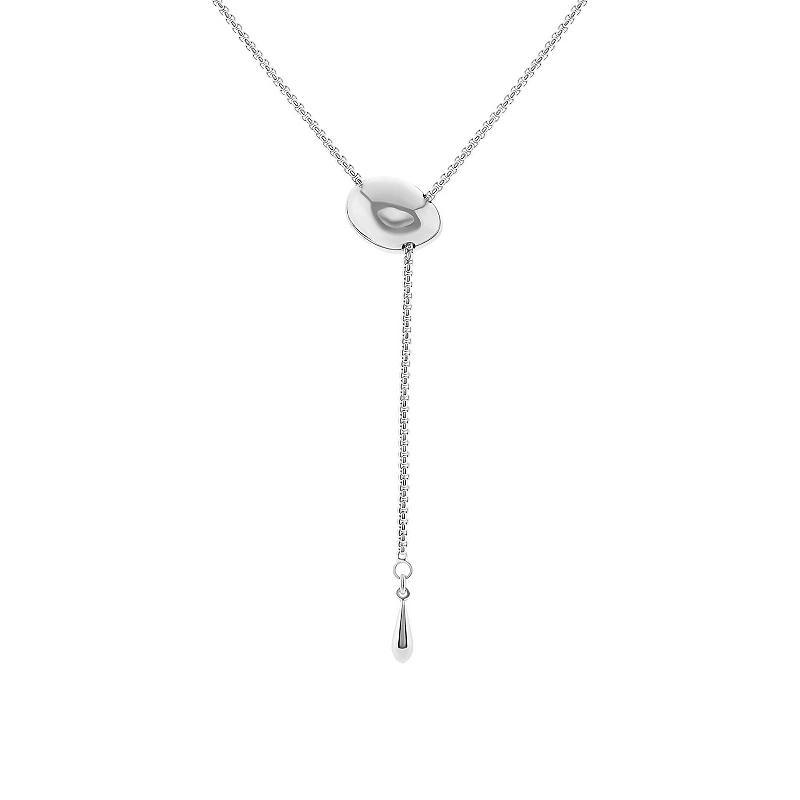 Emberly Adjustable Long Y Necklace, Womens, Gray Product Image