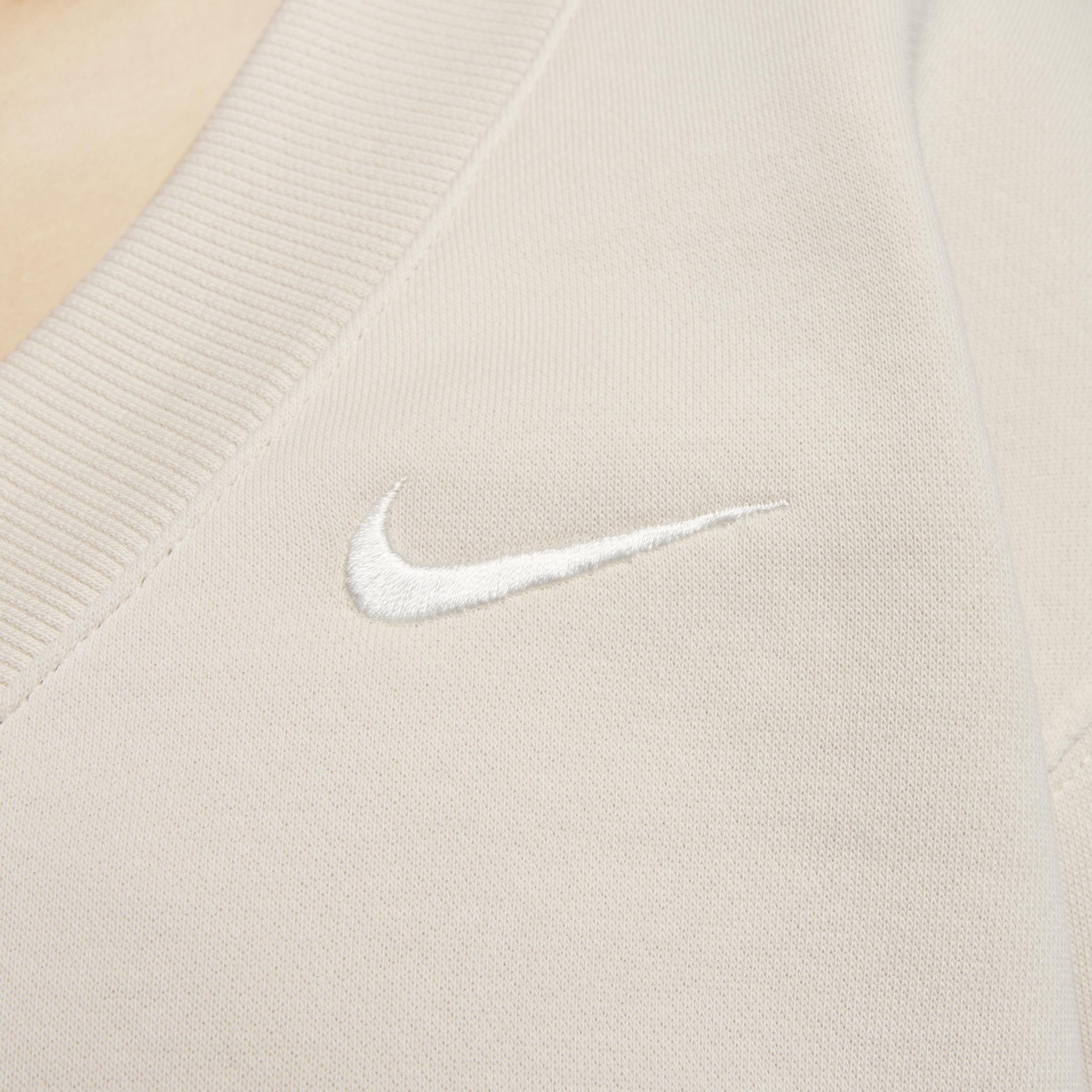 Women's Nike Sportswear Phoenix Fleece Cropped V-Neck Top Product Image