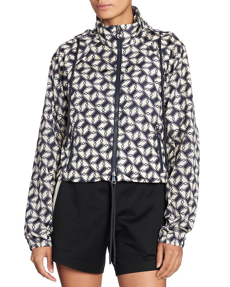 Moncler Marpessa Chain Link Print Hooded Windbreaker Product Image