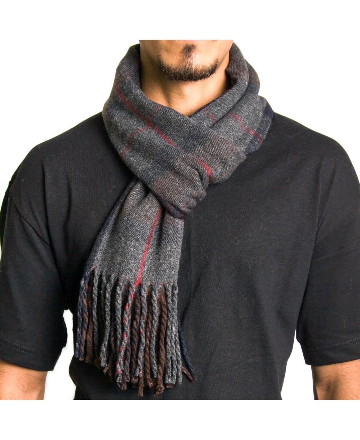 Alpine Swiss Mens Scarf Soft 80 Inch Long Warm Scarves Plaids Winter Shawl Product Image