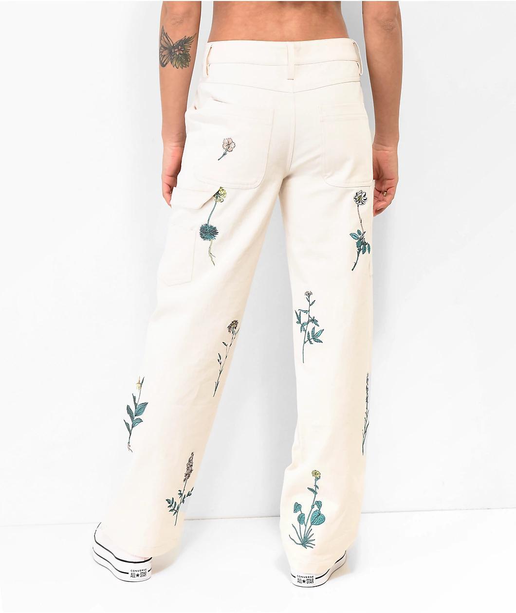 Coney Island Picnic Country Club Cream Carpenter Pants Product Image