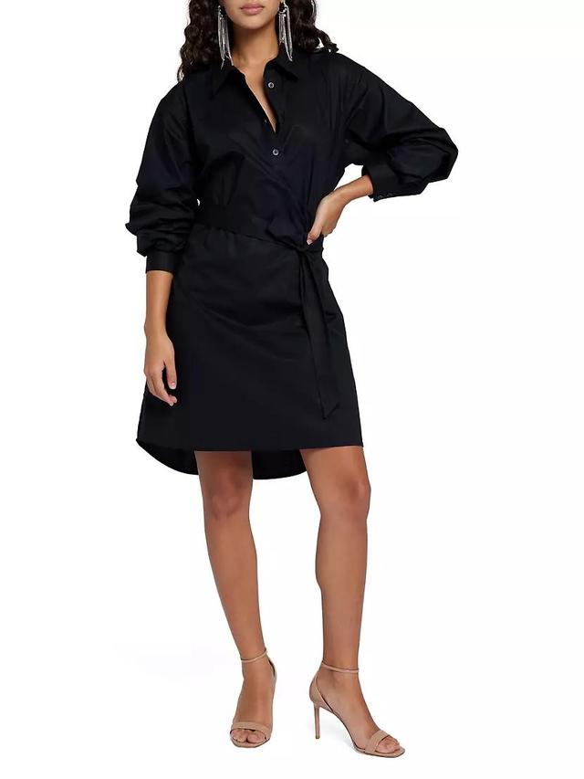 Stretch-Cotton Poplin Shirtdress Product Image