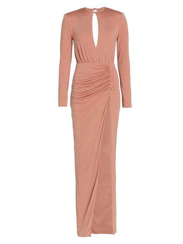 Womens Emmit Draped Jersey Gown Product Image