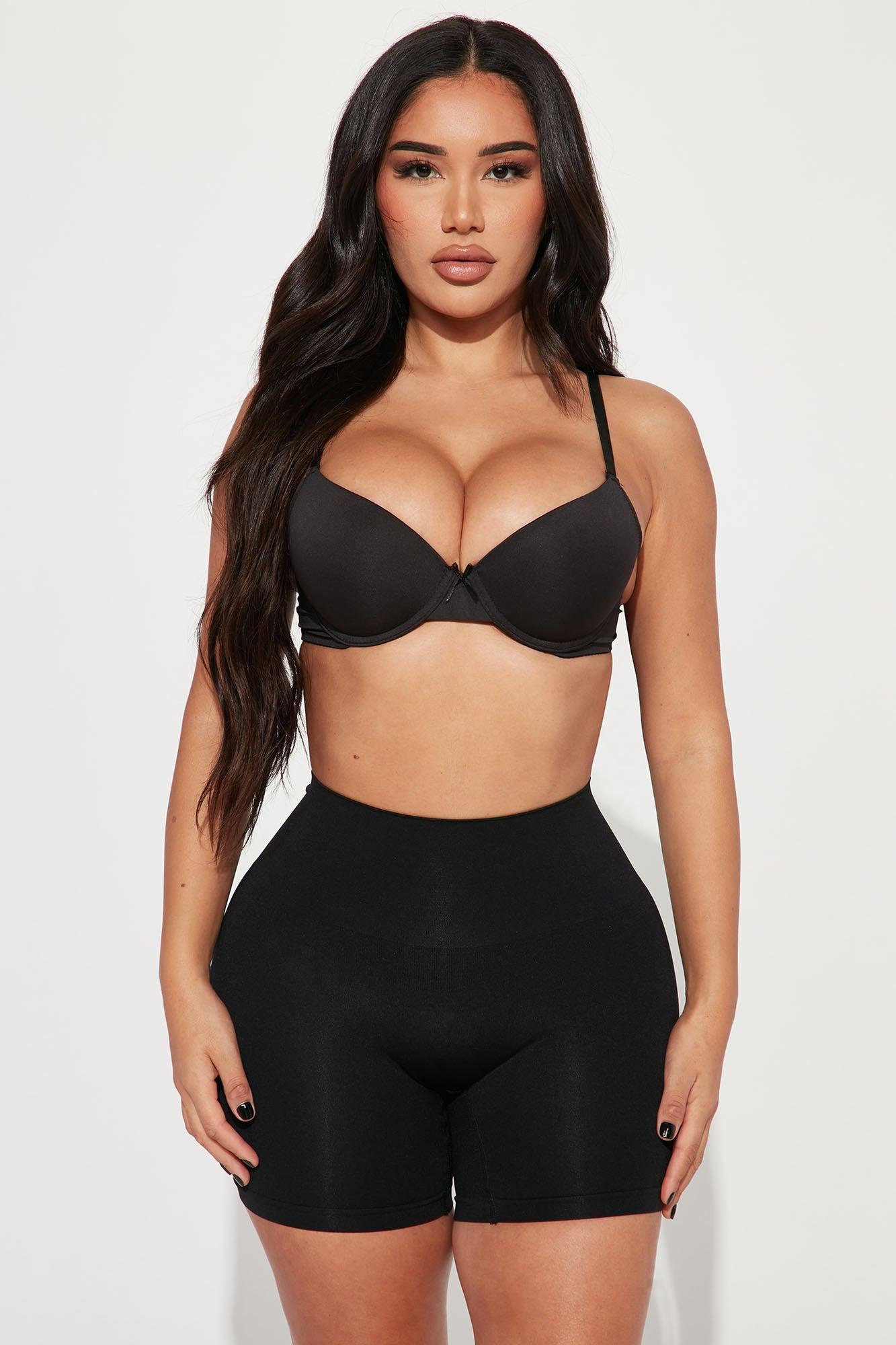 Smooth And Slim Shapewear Short 2 Pack - Black/combo Product Image