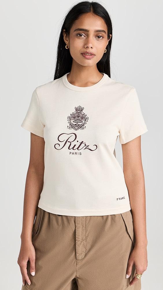 FRAME FRAME x Ritz Paris Shrunken Tee | Shopbop Product Image