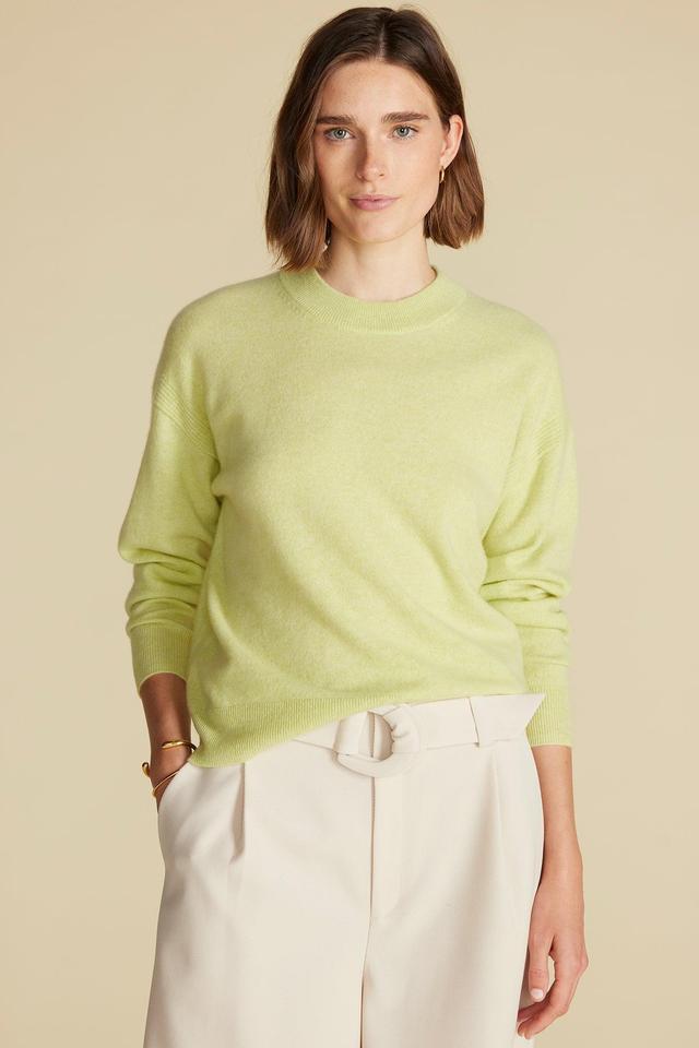 Pearl Cashmere Sweater - Melon Product Image