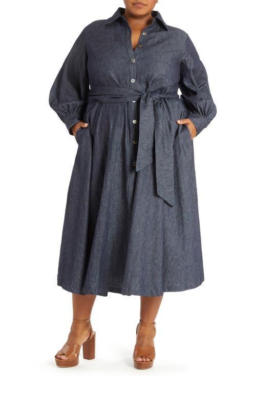 Womens Oli Denim Shirtdress Product Image