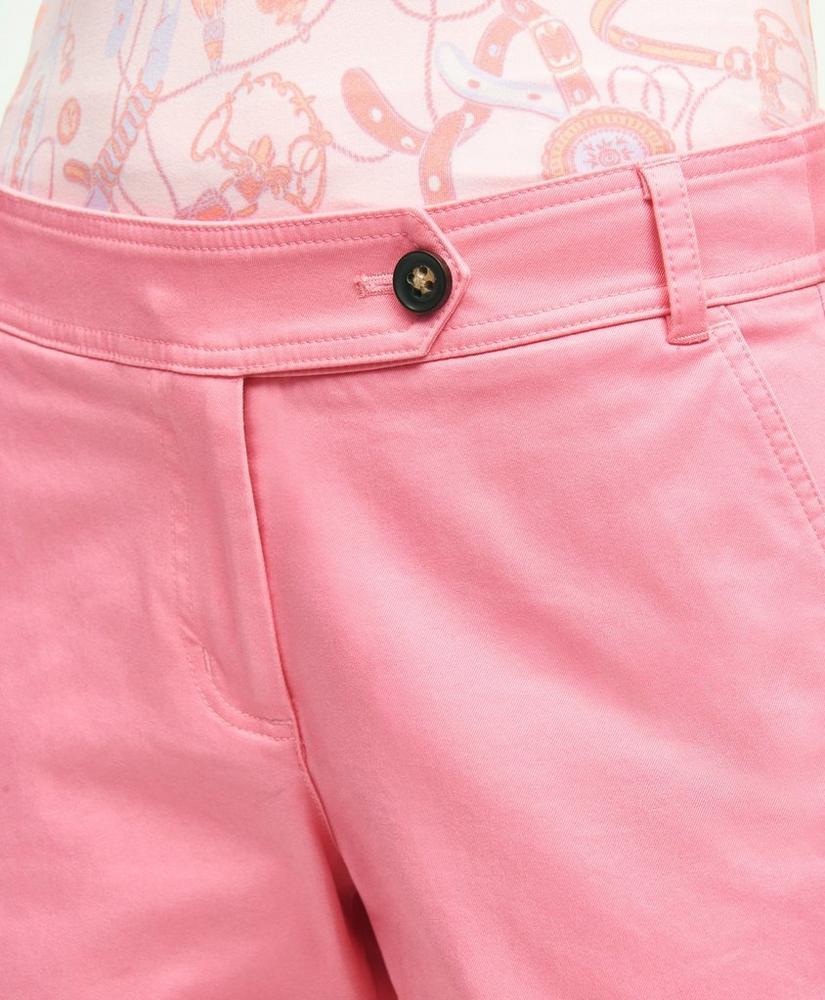 Stretch Cotton Twill Shorts Product Image