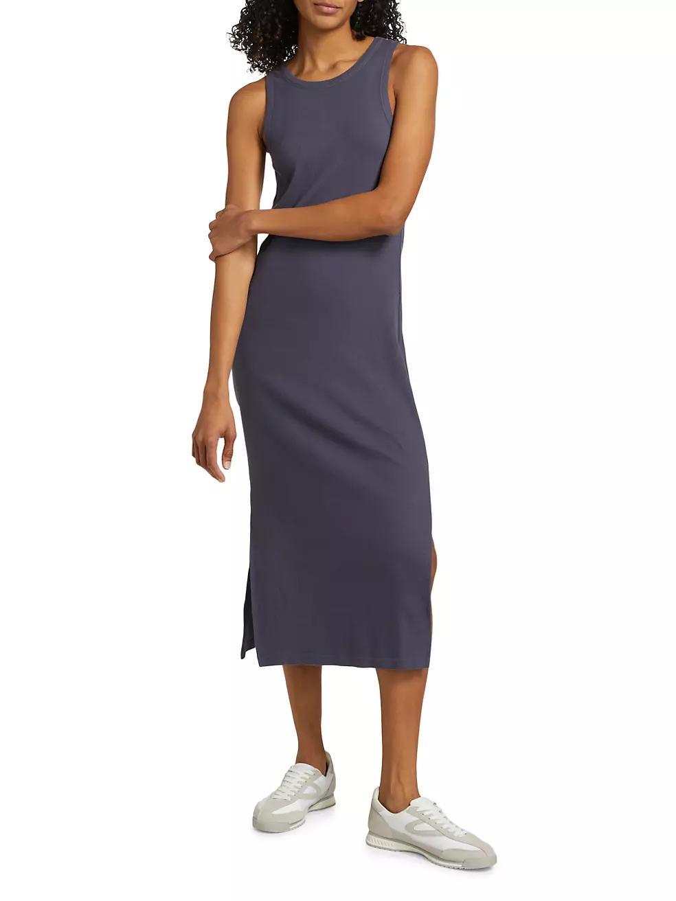 Benson Rib-Knit Midi-Dress Product Image