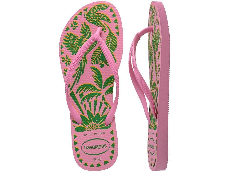 Havaianas Slim Tucano Sandals Lemonade) Women's Sandals Product Image