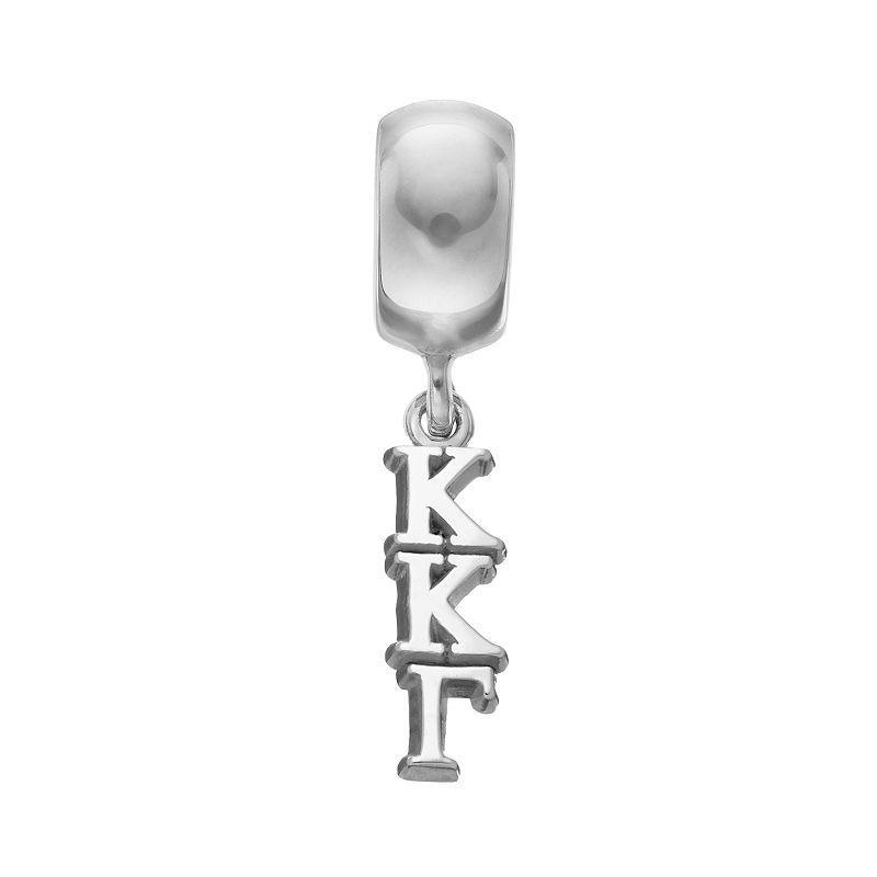 LogoArt Sterling Silver Kappa Kappa Gamma Sorority Charm, Womens, Grey Product Image