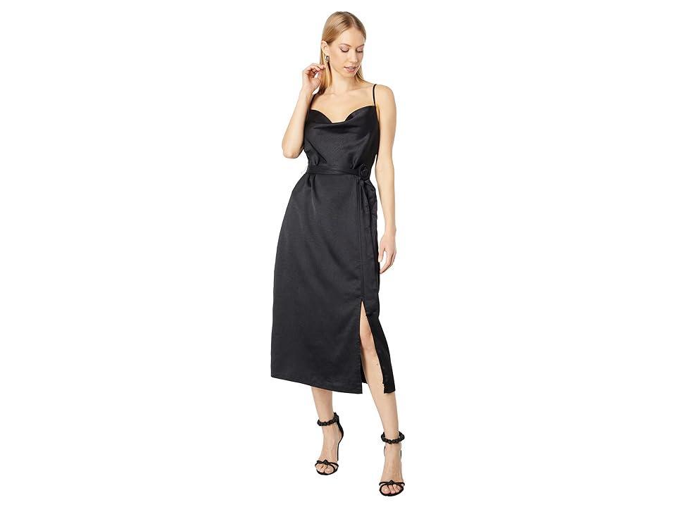 Lost + Wander Chase The Night Cowl Midi Dress Women's Clothing Product Image