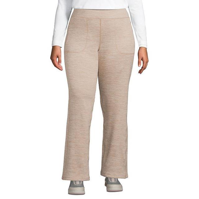 Plus Size Lands End Active Fleece Lined Yoga Pants, Womens Product Image