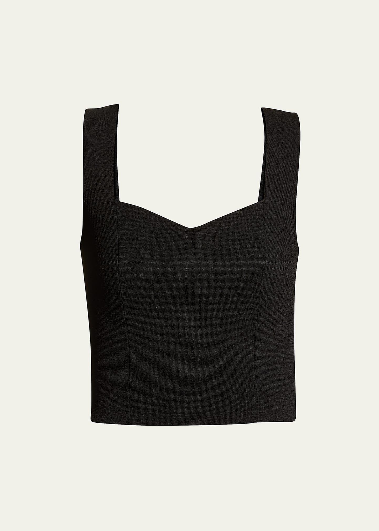 Womens Jordana Sleeveless Cropped Top Product Image