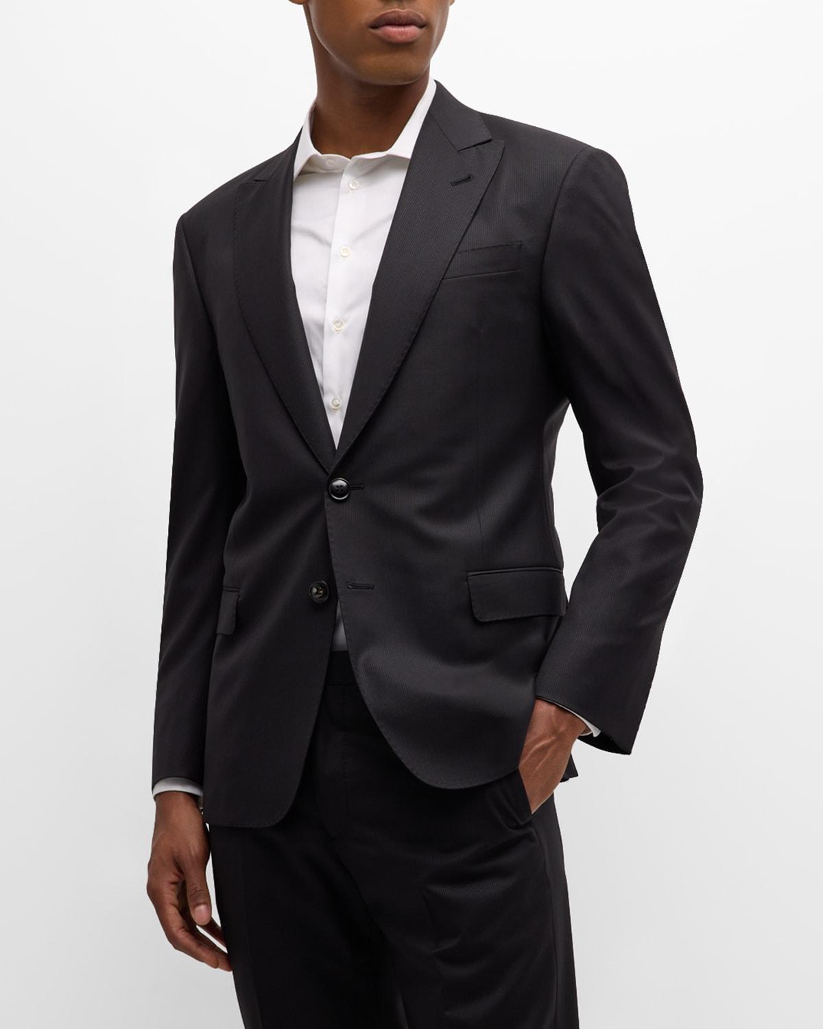 Men's Tonal Pinstripe Suit Product Image