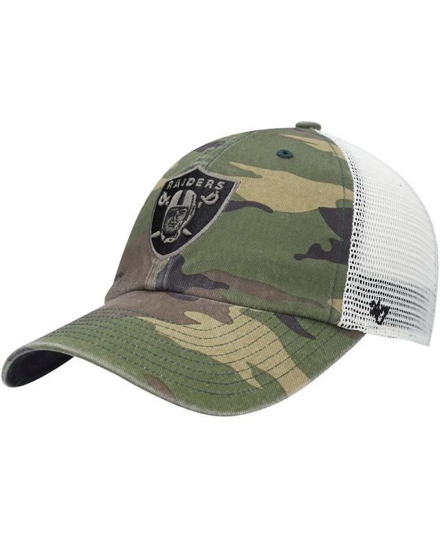 Mens 47 Camo Las Vegas Raiders Branson Clean Up Trucker Hat Product Image