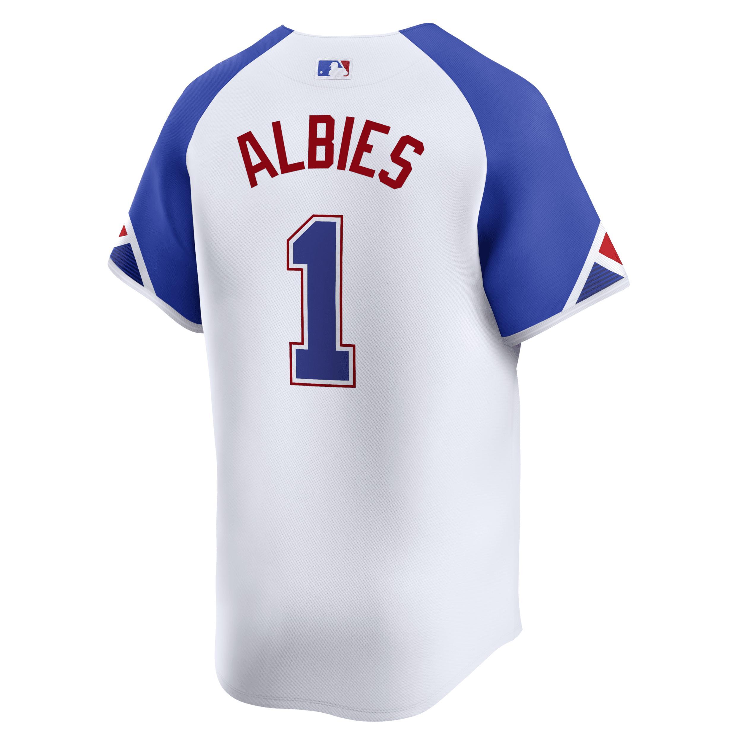 Ozzie Albies Atlanta Braves City Connect Nike Mens Dri-FIT ADV MLB Limited Jersey Product Image