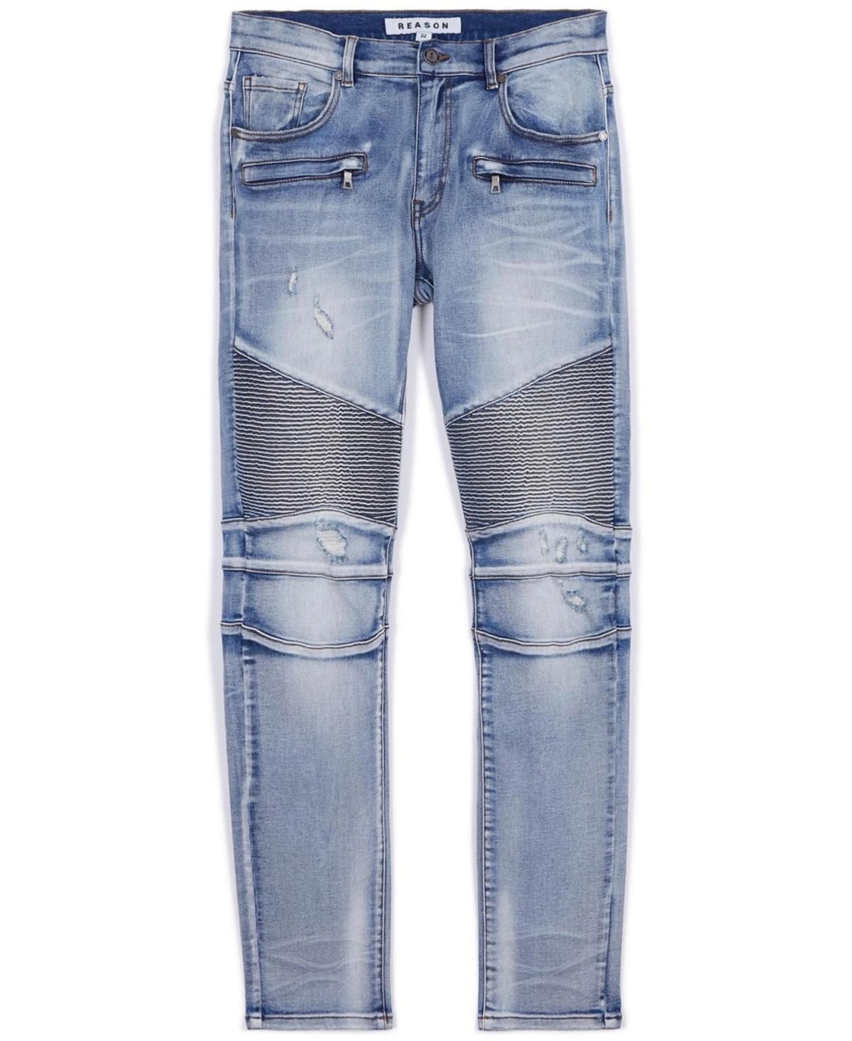 Reason Mens Big and Tall Pines Skinny Denim Jeans Product Image