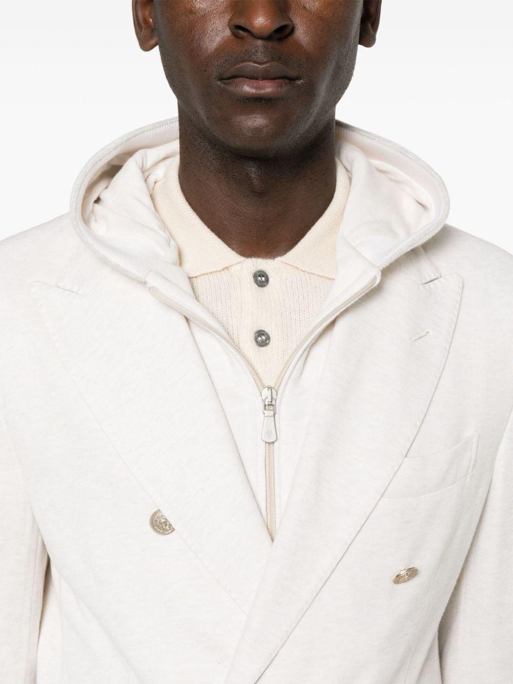 Layered Blazer In Neutrals Product Image