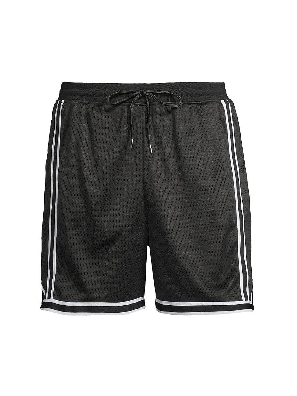 Mens Striped Varsity Shorts Product Image