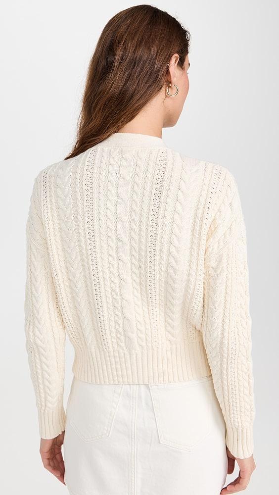 Alex Mill Cable Knit Nico Chunky Cardigan | Shopbop Product Image