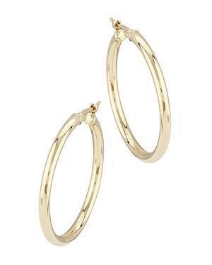 Bloomingdales Hoop Earrings in 14K Yellow Gold - 100% Exclusive Product Image