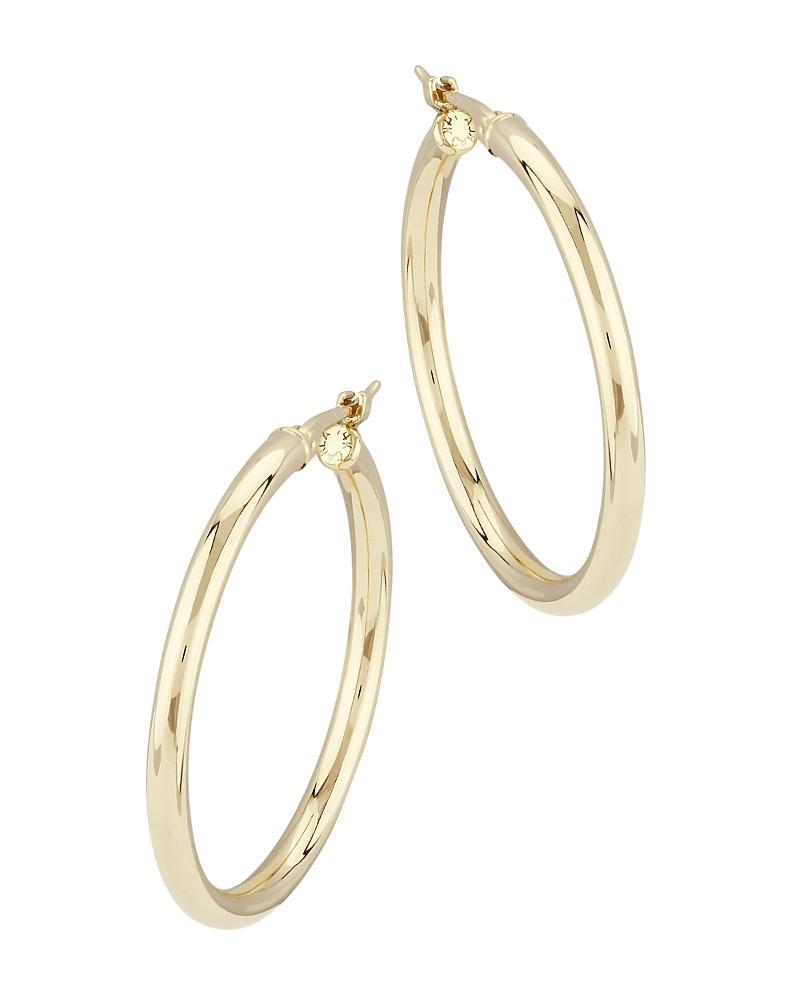 Bloomingdales Hoop Earrings in 14K Yellow Gold - 100% Exclusive Product Image