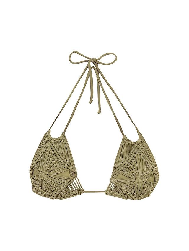 Womens Alice Macram Bikini Top Product Image