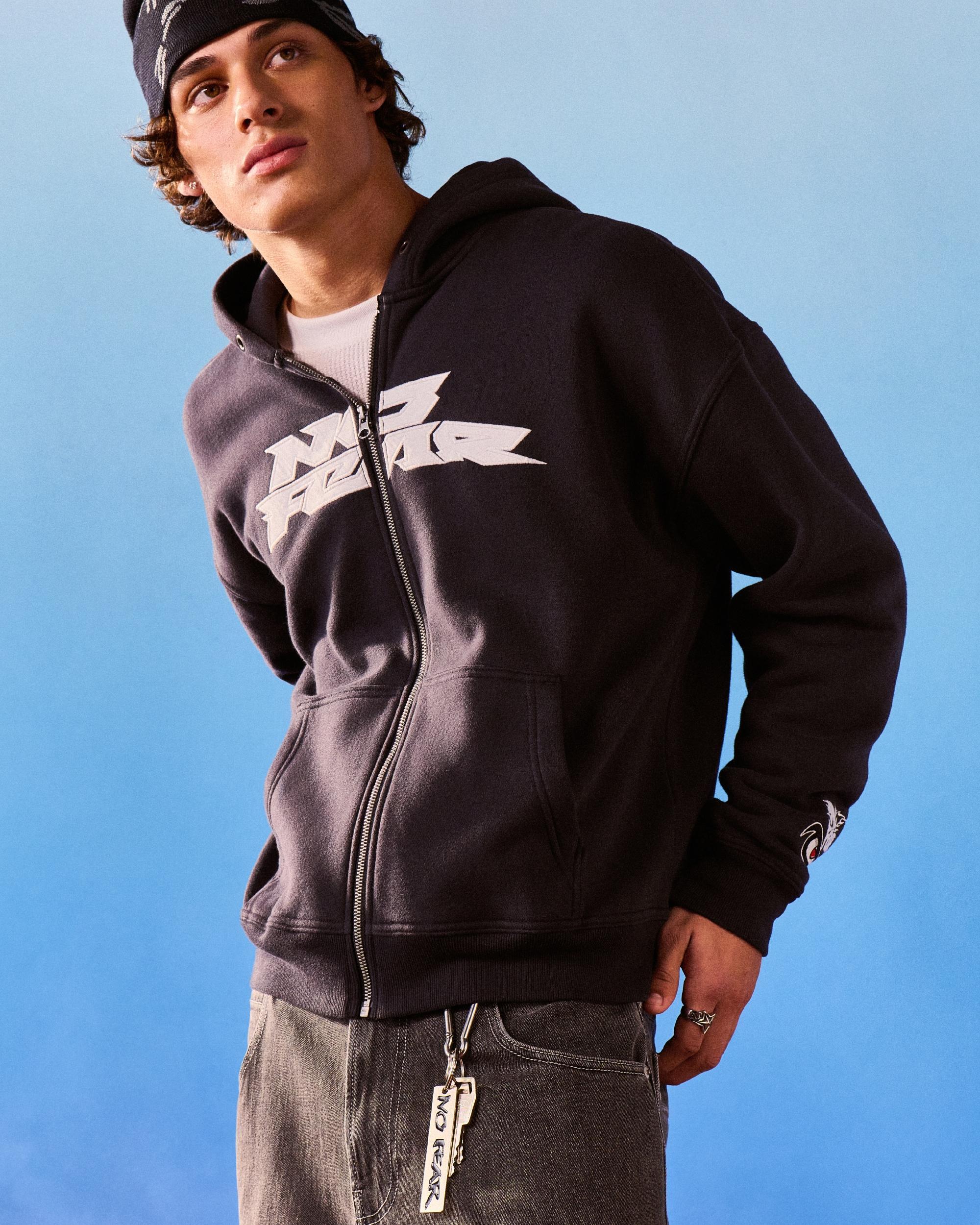 Boxy Honda Racing Graphic Zip-Up Hoodie Product Image