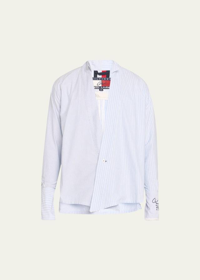 Mens Mixed-Stripe Oxford Shirt Product Image