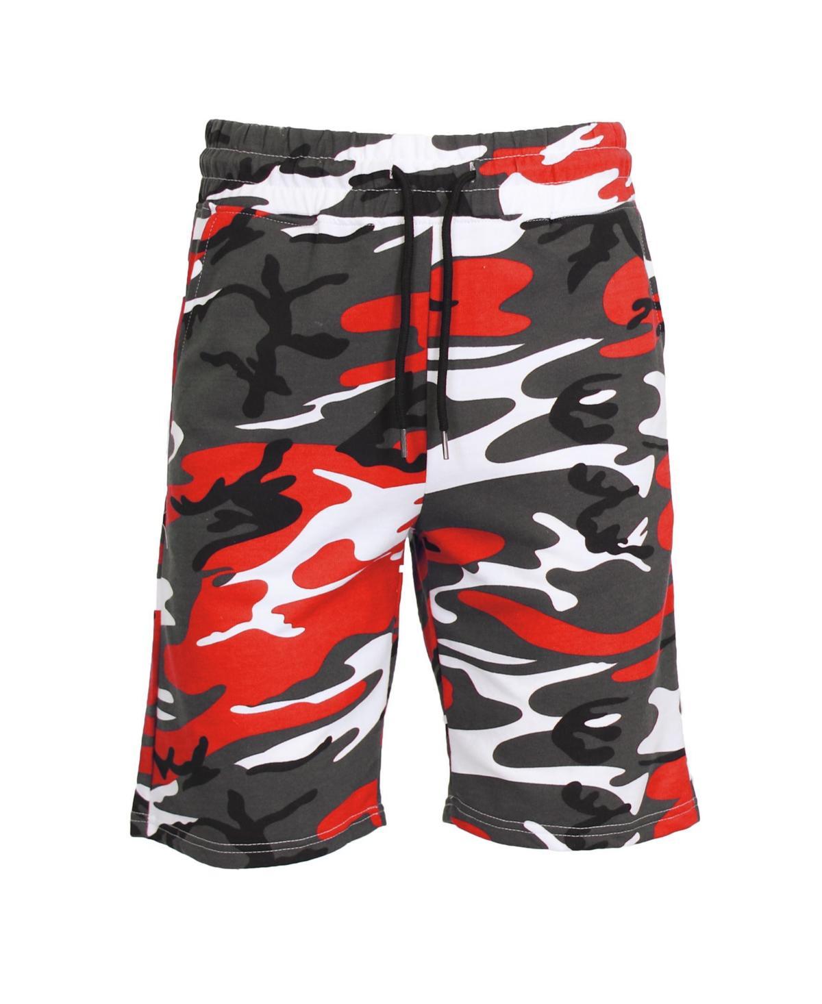 Galaxy By Harvic Mens Camo Printed French Terry Shorts Product Image