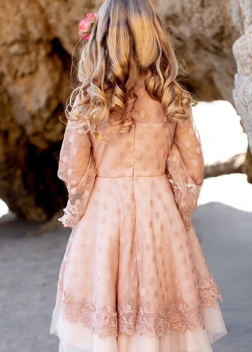 Gracyn Petticoat Dress in Desert Shell Product Image