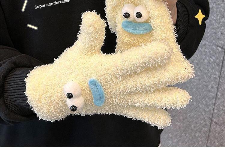 Monster Coral Fleece Gloves Product Image