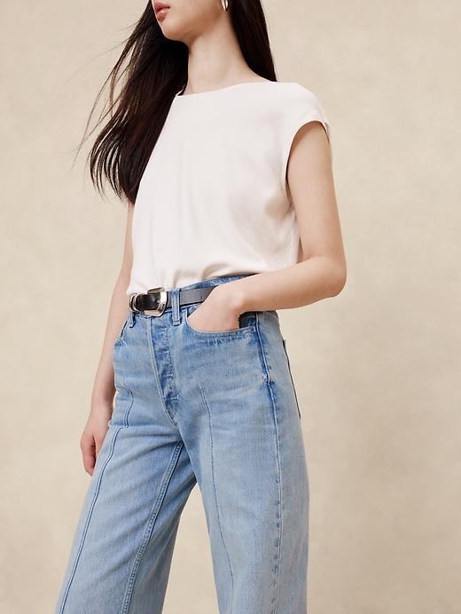 The Pintuck Jean Product Image